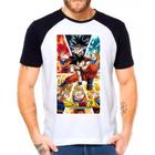 Camiseta Dragon Ball Z Goku Branca Masculina12