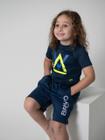 Camiseta Dry Cool Infantil UP Manga Curta Marinho - Bravo