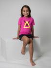 Camiseta Dry Cool Infantil UP Manga Curta Rosa - Bravo