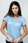 Camiseta Dry-Fit Feminina - Azul Claro