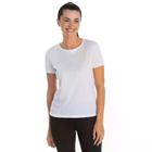 Camiseta Dry Fit Feminina Baby Look Esportiva Proteção UV