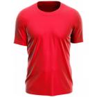 Camiseta Dry Fit Leve Masculina Microfuros Anti SuorEsportiva - Vermelho