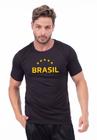 Camiseta Dry Fit Masculina Estampada Brasil Copa DFTMASCBREST1