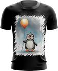 Camiseta Dryfit Bebê Pinguim com Balões Crianças 4