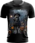 Camiseta Dryfit Bruxa Caveira Halloween 13