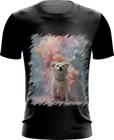 Camiseta Dryfit Cachorro Explosão de Cores Hipnotizante 4