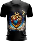 Camiseta Dryfit Coração de Ouro Líquido Gold Heart 4