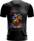 Camiseta Dryfit Coração de Ouro Líquido Gold Heart 6