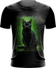 Camiseta Dryfit de Gato Oráculo Hacker Binário Mat 6
