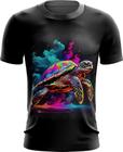 Camiseta Dryfit de Tartaruga Marinha Neon Style 3