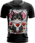 Camiseta Dryfit Dia dos Namorados Gatinho 17