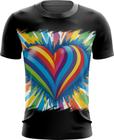 Camiseta Dryfit do Orgulho LGBT Coração Amor 4