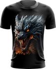 Camiseta Dryfit Dragão Dragon Chamas Infernal Fogo 8