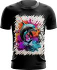 Camiseta Dryfit Golfinho Inteligência Arte Pintura 2