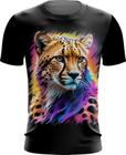 Camiseta Dryfit Guepardo Ondas Magnéticas Vibrante 2