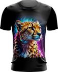 Camiseta Dryfit Guepardo Ondas Magnéticas Vibrante 3