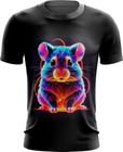 Camiseta Dryfit Hamster Neon Pet Estimação 1