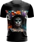 Camiseta Dryfit La Catrina Mexicana Dama Esqueleto 11