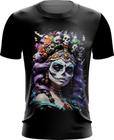 Camiseta Dryfit La Catrina Mexicana Dama Esqueleto 15