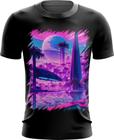 Camiseta Dryfit Landscape Futuro Vaporwave 10