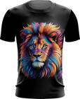 Camiseta Dryfit Leão Rei Ondas Magnéticas Vibrante 3