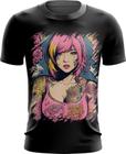 Camiseta Dryfit Mulher Tatuada Tatoo Style 4