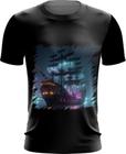 Camiseta Dryfit Navio Pirata Fantasma Spectral Ship 3