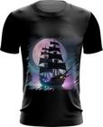 Camiseta Dryfit Navio Pirata Fantasma Spectral Ship 4