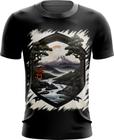 Camiseta Dryfit Paisagem Oriental Portão Torii 3