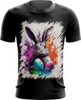 Camiseta Dryfit Páscoa Coelhinho Artístico Design 13