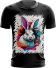 Camiseta Dryfit Páscoa Coelhinho Artístico Design 15