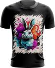 Camiseta Dryfit Páscoa Coelhinho Artístico Design 6