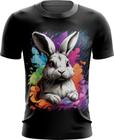 Camiseta Dryfit Páscoa Coelhinho Artístico Design 8