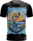 Camiseta Dryfit Pesca Esportiva Peixes Azul Paz 3