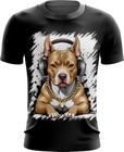 Camiseta Dryfit Pitbull com Headphones 9