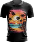 Camiseta Dryfit Praia Paradisíaca Vintage 16