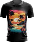 Camiseta Dryfit Praia Paradisíaca Vintage 19