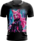 Camiseta Dryfit Raposa Humanóide Vaporwave 4