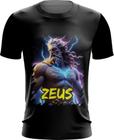 Camiseta Dryfit Zeus Deus do Raio Olimpo Mitologia Grega 1