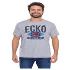 Camiseta Ecko Jers Vintage Masculina Cinza Mescla