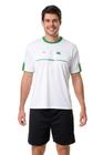 Camiseta Elite Brasil Logo Masculina Plus Size - Branco e Verde