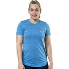 Camiseta Elite Gola Careca Running Feminina - Azul Mescla