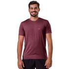 Camiseta Elite Gola Careca Running Masculina - Vinho Mescla