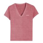 Camiseta Ellus Cotton e Asa Slim Feminina Rosa