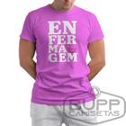 Camiseta Enfermagem Camisa Masculina Feminina Curso Técnico Enfermaria Profissão 100% Algodão