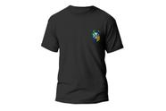 Camiseta escudo hexa brasil preta