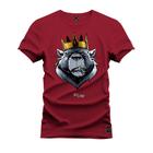 Camiseta Especial Plus Size Premium Estampada King OF Gorila