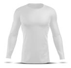 Camiseta Esportiva Blusa Térmica Manga Longa Rash Guard Corrida Jiu Jitsu MMA Muay Thai Luta Dry Fit