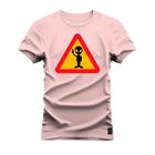 Camiseta Estampada Algodão Premium Confortável Alien