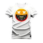 Camiseta Estampada Algodão Premium Confortável Smile Caveira